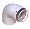 60/100/Al Отвод 90° с фланцем для Рысь, Ягуар Protherm