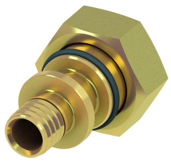Соединение с НГ 20x3/4" евроконус, латунь, TECE