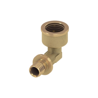 Угол 90° НР 16x1/2", латунь, TECEspring AX
