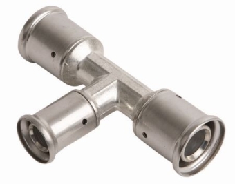 Тройник 20х16х20 латунь, Henco