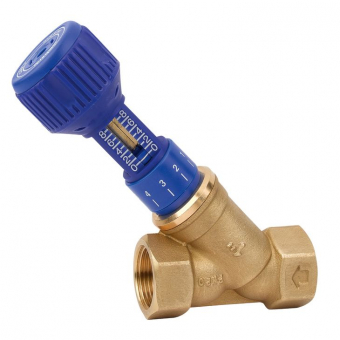 Балансировочный вентиль Cim 727OT 2, без штуцеров, без слива, 20бар/120гр, Cimberio