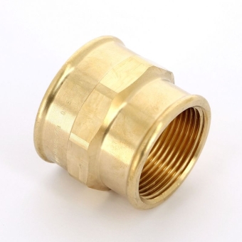 Муфта ВР-ВР 1*1/4"x1*1/2" бронза, Viega