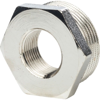 Футорка НР-ВР 1"x3/4" никелиров. латунь, Multibrand