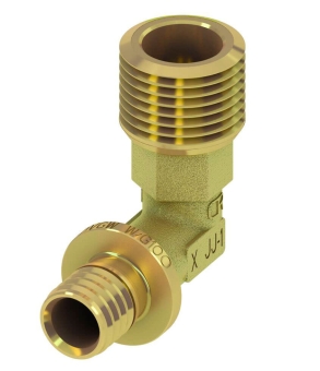 Угол 90° НР 20x1/2", латунь, TECE
