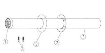 80/80/Al Труба концевая (газоотвод) 0,9м Protherm