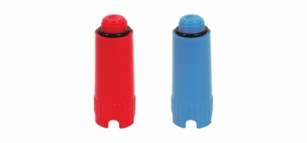 Заглушка синяя НРx1/2", пластик, Henco