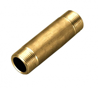 Удлинитель НР-НР 3/4", 100 мм, латунь, Multibrand