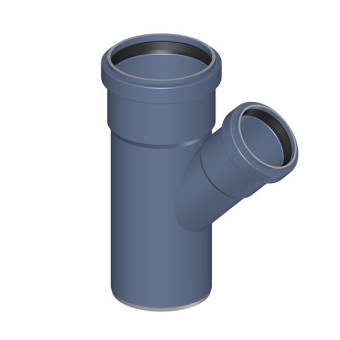 Тройник канализационный POLO-KAL NG, 75/50 х 87,5*, ТЕСЕ