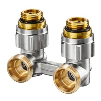 Узел запорно-присоединительный Multiflex F ZB, 1/2"х3/4", Oventrop