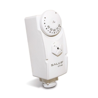 Терморегулятор электромеханический, накладной на трубу, для регулировки температуры носителя, Salus