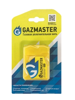 Газовая уплотнительная нить"GAZMASTER" 25м бокс, блистер, Регион Спецтехно