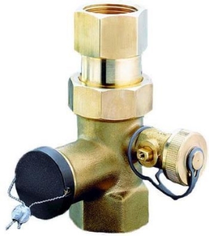 Кран колпачковый для экспанзоматов DN 25 Rp 3/4х1, Oventrop