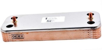 Теплообменник вторичный 10 пластин Рысь Lynx 24/28, Protherm