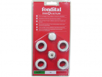Комплект монтажный 1"х1/2" (без кронштейнов), Fondital