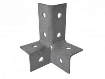 Соединитель угловой 3D, 3+3/90°, 150x100 мм, s-4 мм (ТДЦ)