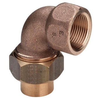 Американка ВР 18x1/2" евроконус, пайка, бронза, Viega