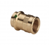 Муфта ВР 22x3/4", пресс, бронза, Viega