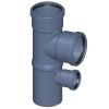 Крестовина с ответвлением в одну сторону  90/50/90 x 87,5* , POLO-KAL NG, TECE