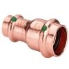 Муфта двухраструб, 22х15, пресс, медь, Viega