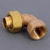 Американка угловая ВР 15x1/2" евроконус, пайка, бронза, Viega
