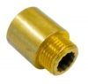 Удлинитель НР-ВР 1/2", 100 мм, хромиров. латунь, Multibrand