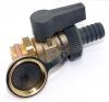Шаровой кран „Optiflex“ латунь Ду15,1/2"НР, со штуцером для шланга и колпачком, Oventrop