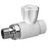 Кран шаровой угловой с наружной резьбой 20х1/2", (PP) Kalde