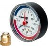 Термоманометр радиальный 80 мм, 0-10 бар, с запорным клапаном STOUT
