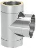 Тройник вход D200, 45° Ø350, сталь 444, двустенная система, , Jeremias