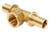 Тройник ВР 25x3/4"х25, латунь, STOUT