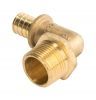 Угол 90° НР 20x1/2", латунь, STOUT