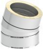 Отвод 15° Ø180, сталь 304/444L, двустенная система, Jeremias