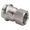 Муфта ВР 22x1" нержавеющая сталь, Viega