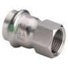 Муфта ВР 22x1" нержавеющая сталь, Viega