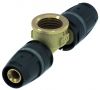 Тройник с внутренней резьбой 16х1/2''ВРх16, (латунь) TECElogo