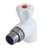 Кран шаровой разборный угловой с накидной гайкой 20x 3/4", (PP) Kalde