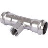 Тройник ВР 28x1/2"х28 нержавеющая сталь, SANHA