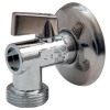 Кран шаровой НН 1/2"x3/4" для стиральной машин с розеткой, (латунь хромир.) Giacomini