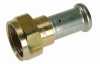 Соединение с НГ 26x3/4" под прокладку, латунь, Henco