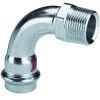 Угол 90° НР 15x3/8" оцинкованная сталь, Viega