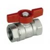 Кран шаровой для воды ВВ 1/2" стандартный проход, бабочка, Giacomini