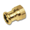 Муфта ВР 15x1/2", пресс, бронза, SANHA