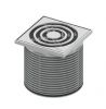 Монтажный элемент с декоративной решеткой 100x100 в пластиковой рамке, TECEdrainpoint S