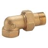 Сгон с НГ угловой НР-ВР 1*1/2", коническое уплотнение, латунь, Giacomini