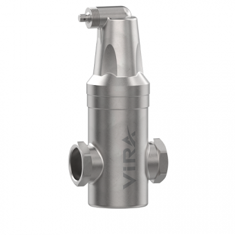 Сепаратор воздуха ViraVent G 1*1/4", резьба, корпус литой, латунь, 5 м3/ч, 110 °С, 16 бар, Vira
