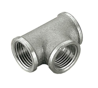 Тройник ВР-ВР 1"x3/4"x1" никелиров. латунь, Multibrand