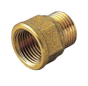 Переходник НР-ВР 1/4"x1/2" латунь, Multibrand