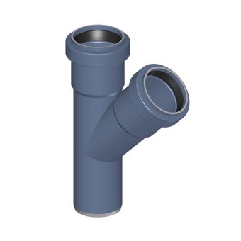 Тройник канализационный POLO-KAL NG, 90/75 х 45*, ТЕСЕ