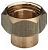 Гайка накидная ВР 22x1" коническое уплотнение, пайка, бронза, Viega