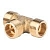 Тройник НР-НР 3/4"x3/4"x3/4" латунь, Multibrand